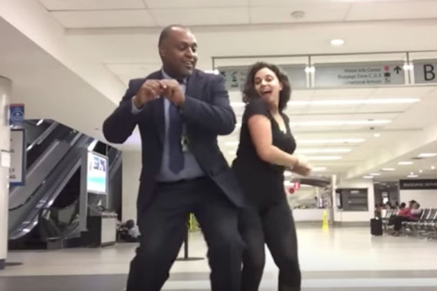 This Woman Was Stuck Inside an Airport All Night, So She Made a Music Video