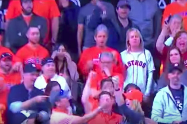 Watch This Houston Astros Fan Steal a Home Run Ball and Throw It Back [VIDEO]