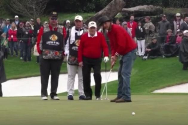 Watch Kid Rock Sink a 40-Foot Putt in Front of Jack Nicklaus [VIDEO]
