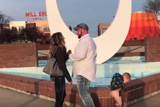 Bay City Marriage Proposal Nearly Ruined By Urinating Child [VIDEO]