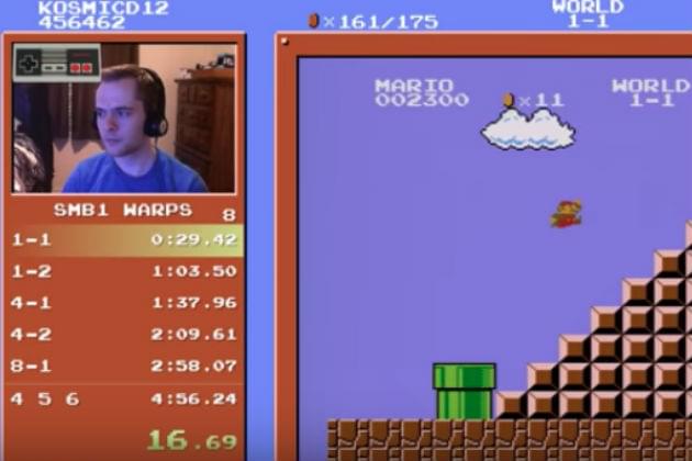 Watch This Guy Beat Super Mario Bros. in Less Than Five Minutes [VIDEO]
