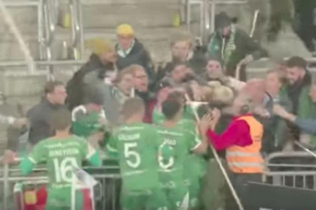 Watch This Soccer Catch a Beer From the Stands and Drink It [VIDEO]