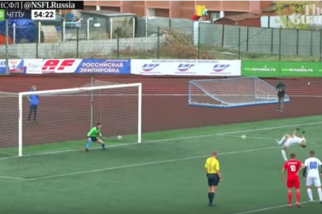 This Backflip Penalty Kick May Turn You Into a Soccer Fan [VIDEO]
