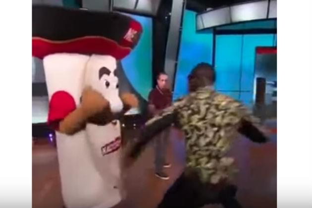Watch Boxer Deontay Wilder Break a Mascot’s Jaw with One Punch [VIDEO]