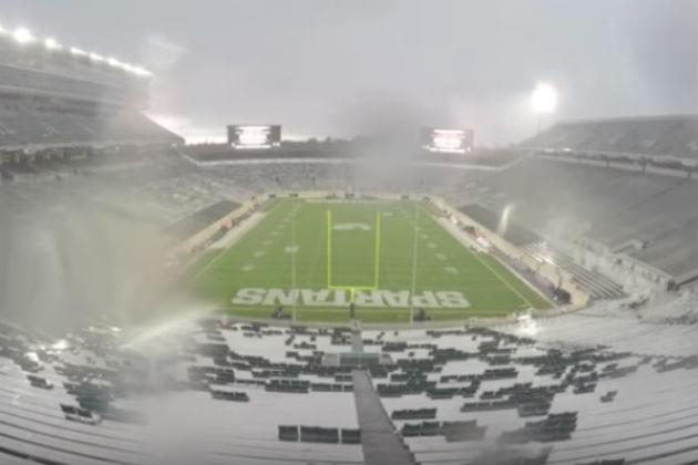 Watch This Time-Lapse Video From the Michigan and Michigan State Game
