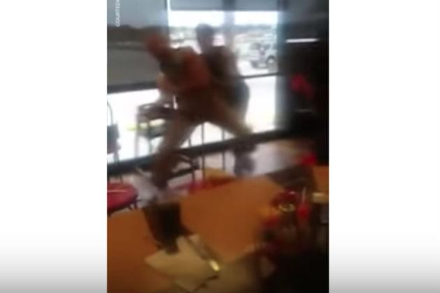 Watch This Guy Fall Through a Waffle House Ceiling and Fight Patrons [VIDEO]