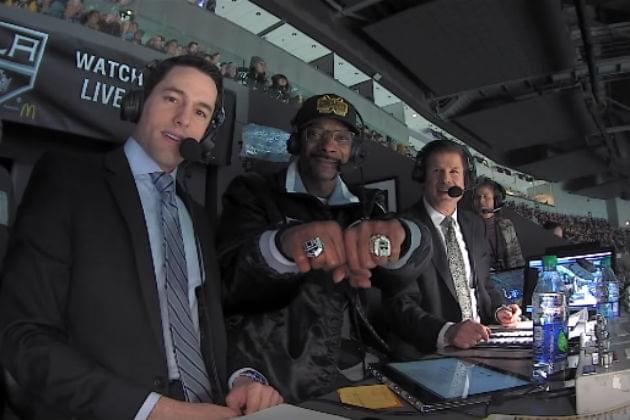 Snoop Dogg Was in the Broadcast Booth For an NHL Game and It Was Awesome [VIDEO]