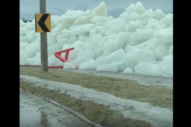 ‘Ice Tsunami’ Spotted Near the Niagara River [VIDEO]