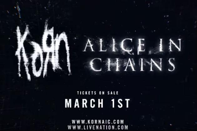 Korn and Alice In Chains Bringing Co-Headlining Tour to DTE Energy Music Theatre