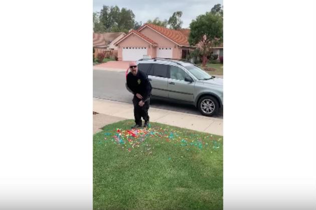 Watch This Dad Get Hit In the Junk By a Confetti Popper [VIDEO]