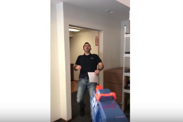 Watch This Guy Take a NERF Dart Right In the Mouth [VIDEO]