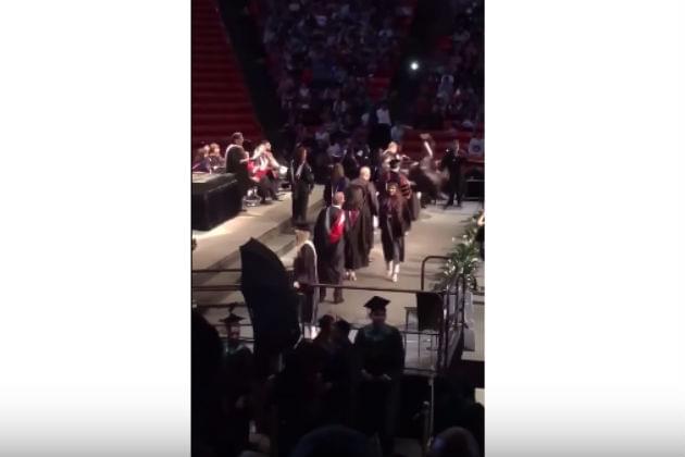 Watch This College Graduate’s Backflip Attempt Fail Miserably [VIDEO]