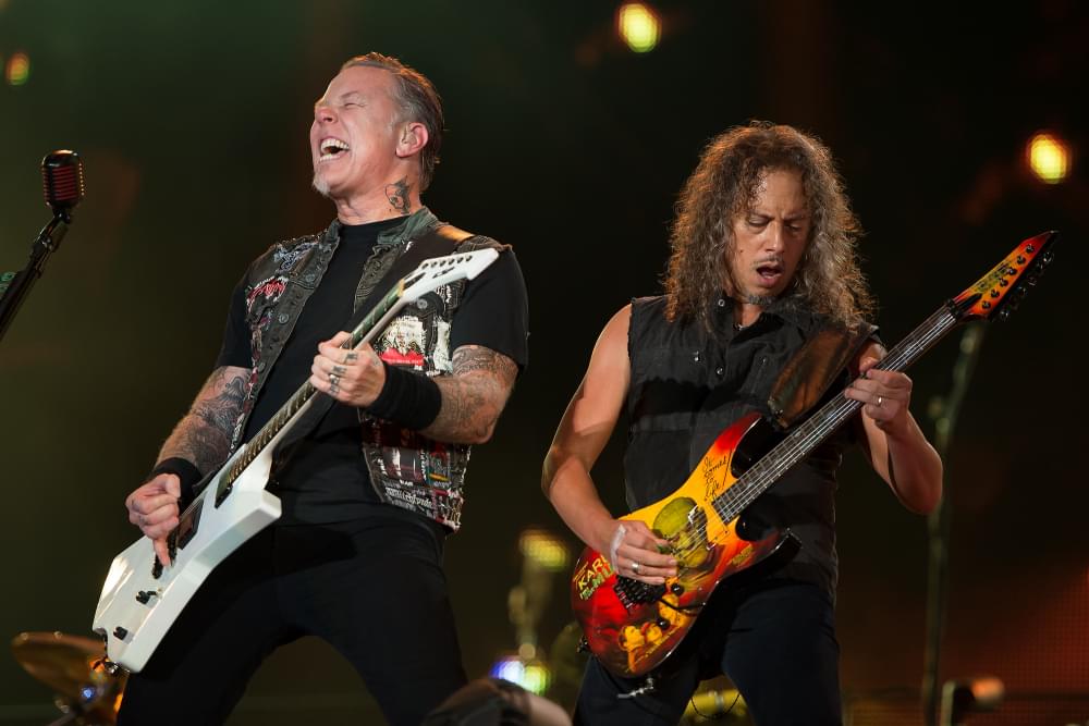 Watch Metallica’s James Hetfield and Kirk Hammett Perform The Star-Spangled Banner [VIDEO]