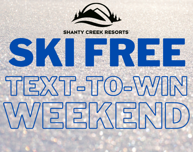 Ski Free Text-To-Win Weekend