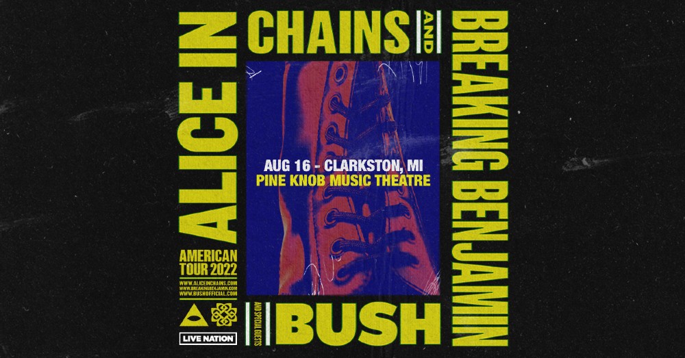 Alice In Chains and Breaking Benjamin Bringing Co-headlining Tour to Pine Knob