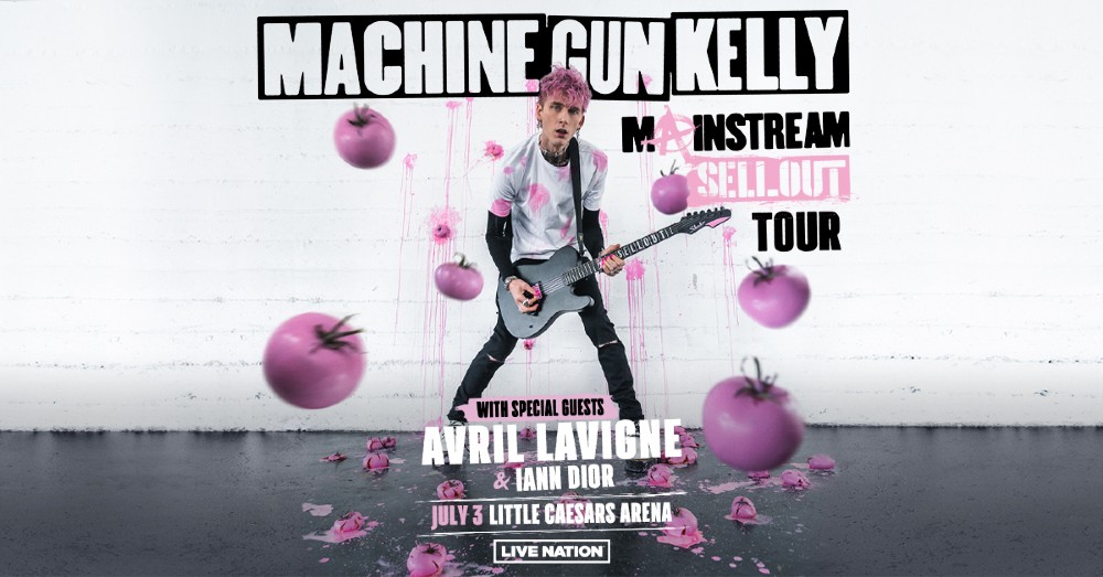 Machine Gun Kelly Bringing Mainstream Sellout Tour to Detroit’s Little Caesars Arena