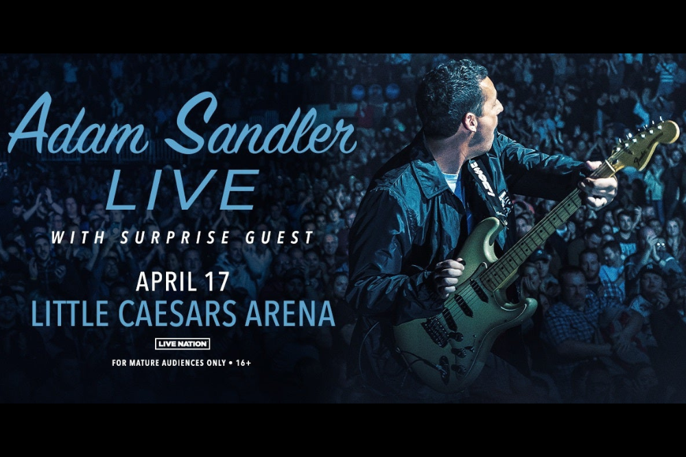 Adam Sandler Adds Detroit Date to His 2023 Spring Tour