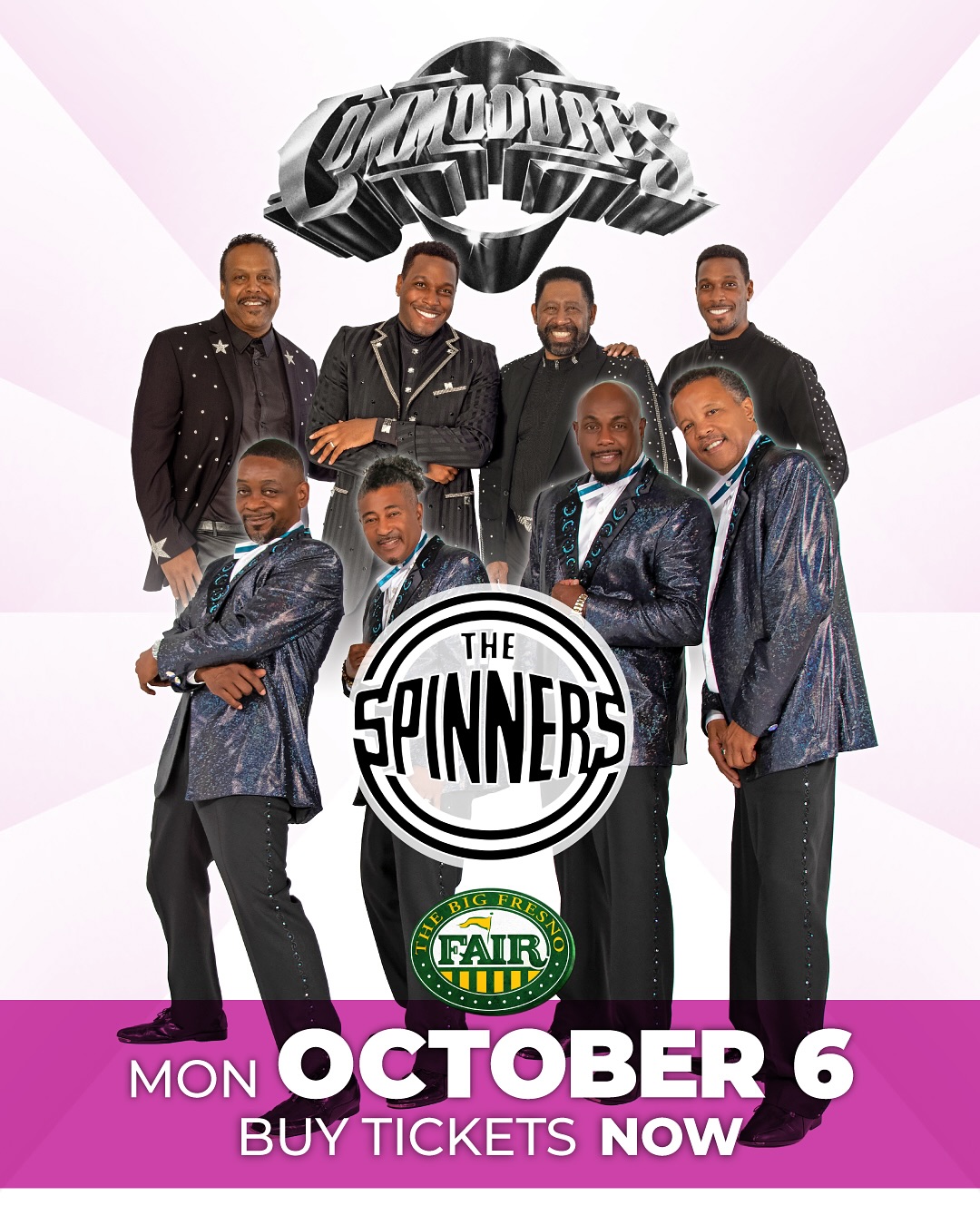 The Commodores & The Spinners – October 6