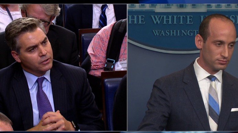 CNN Reporter, White House Spar Over Immigration Plan