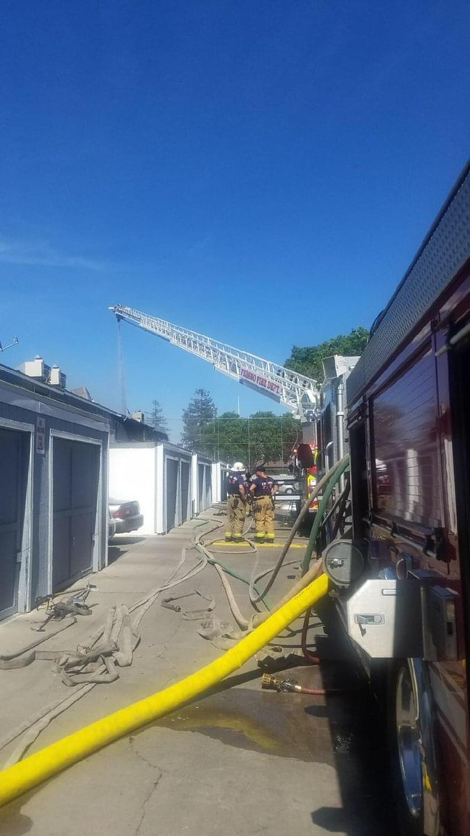 More Than 20 People Displaced By Apartment Fire Near Fresno State.