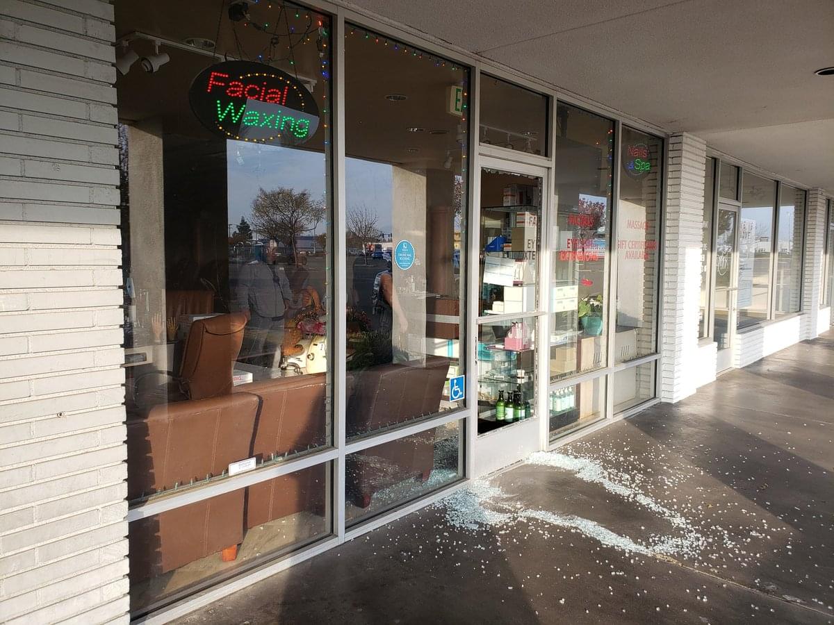 Series of Windows Smashed at North Fresno Shopping Center