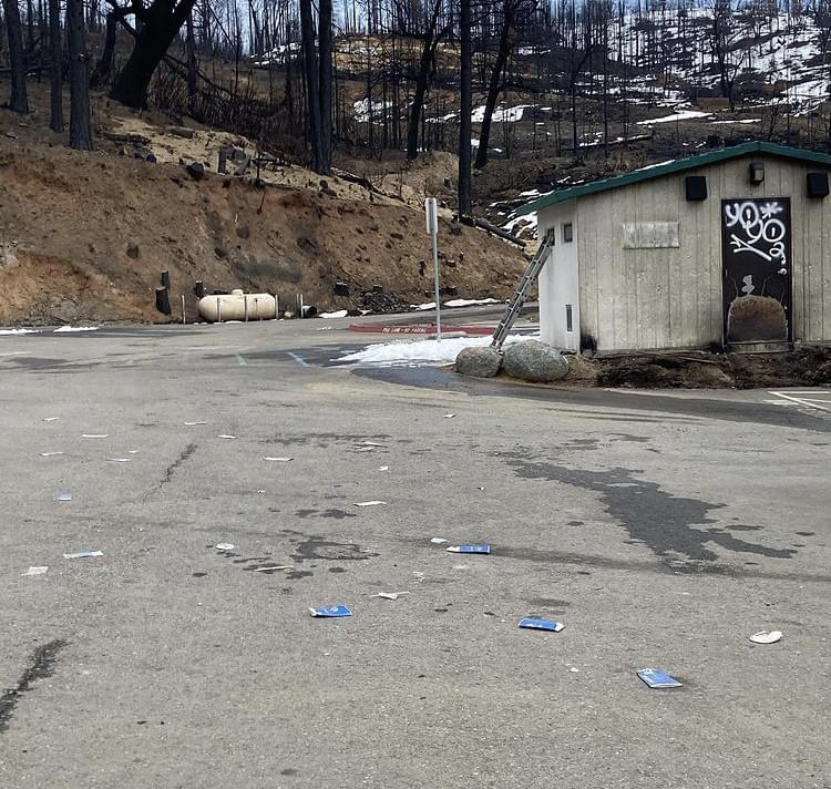 Cressman’s General Store Covered in Graffiti and Garbage