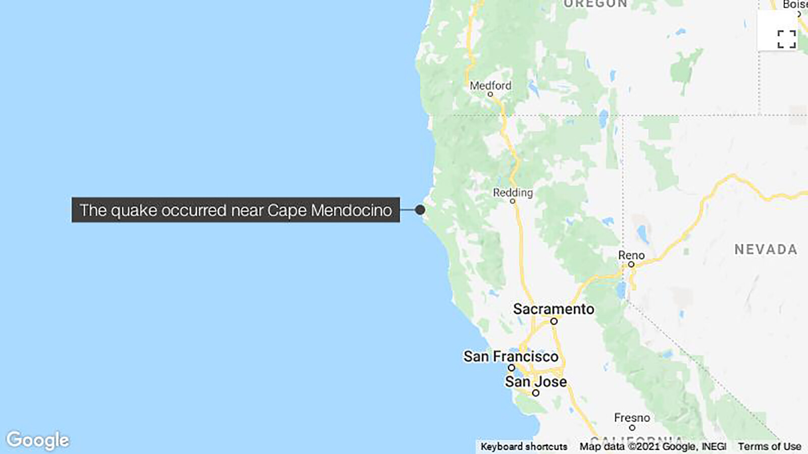 6.2 Mag. Quake Shakes Northern Calif.