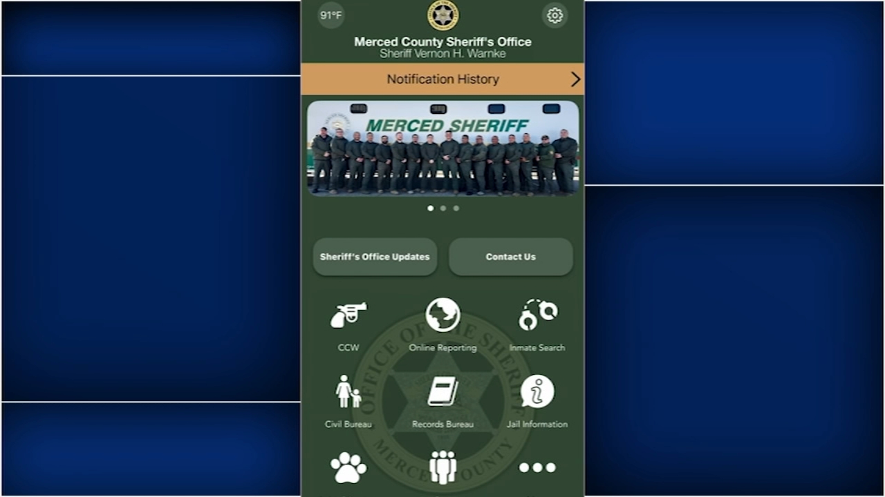 Merced County Sheriff’s Office Launches New App