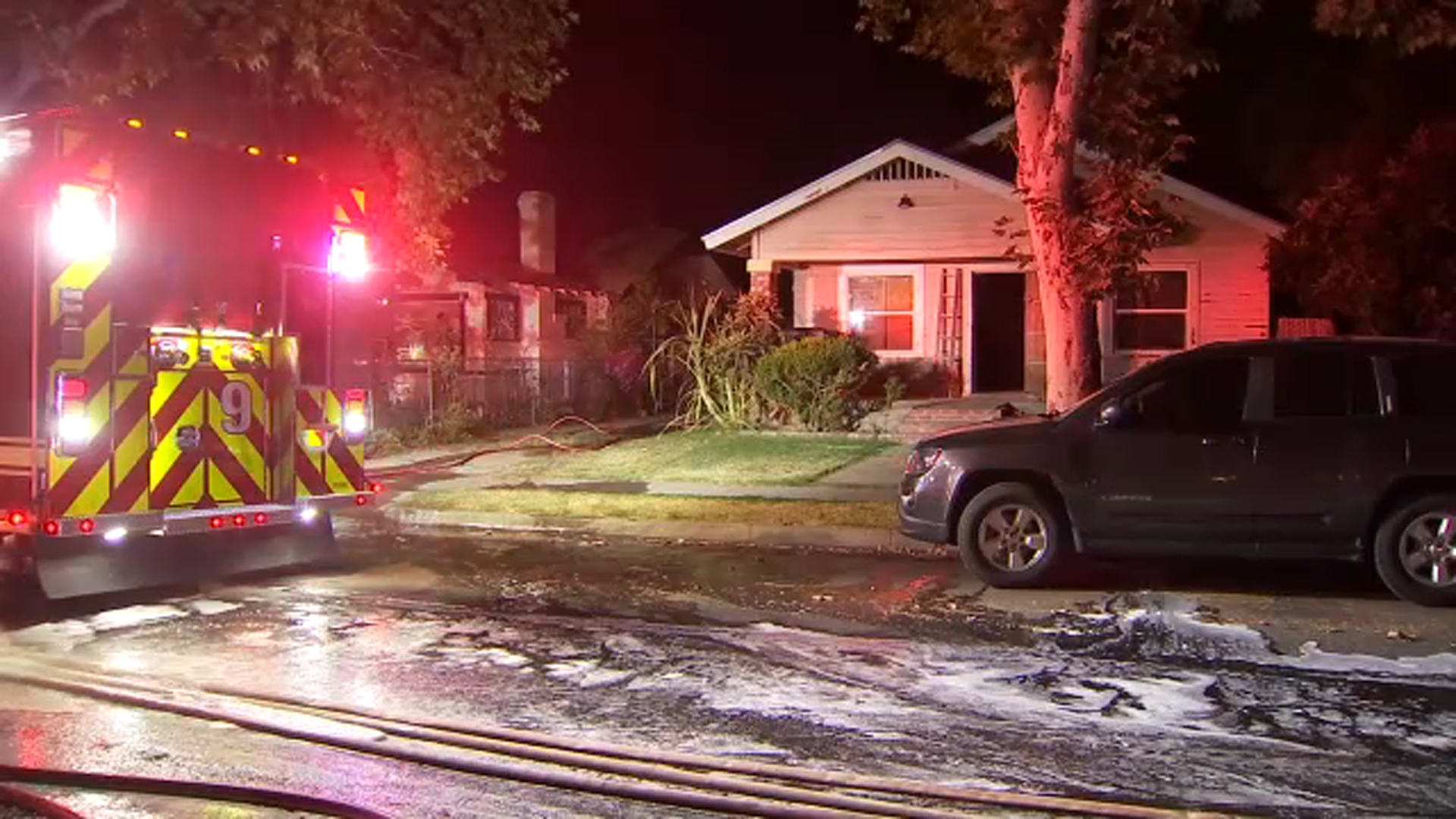 Fire Breaks Out At Vacant Home In Fresno’s Tower District