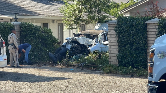 Man Who Died After Crashing Car into Fresno County Home Identified