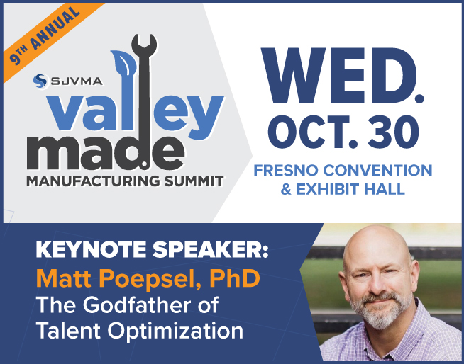 Valley Made Manufacturing Summit – October 30