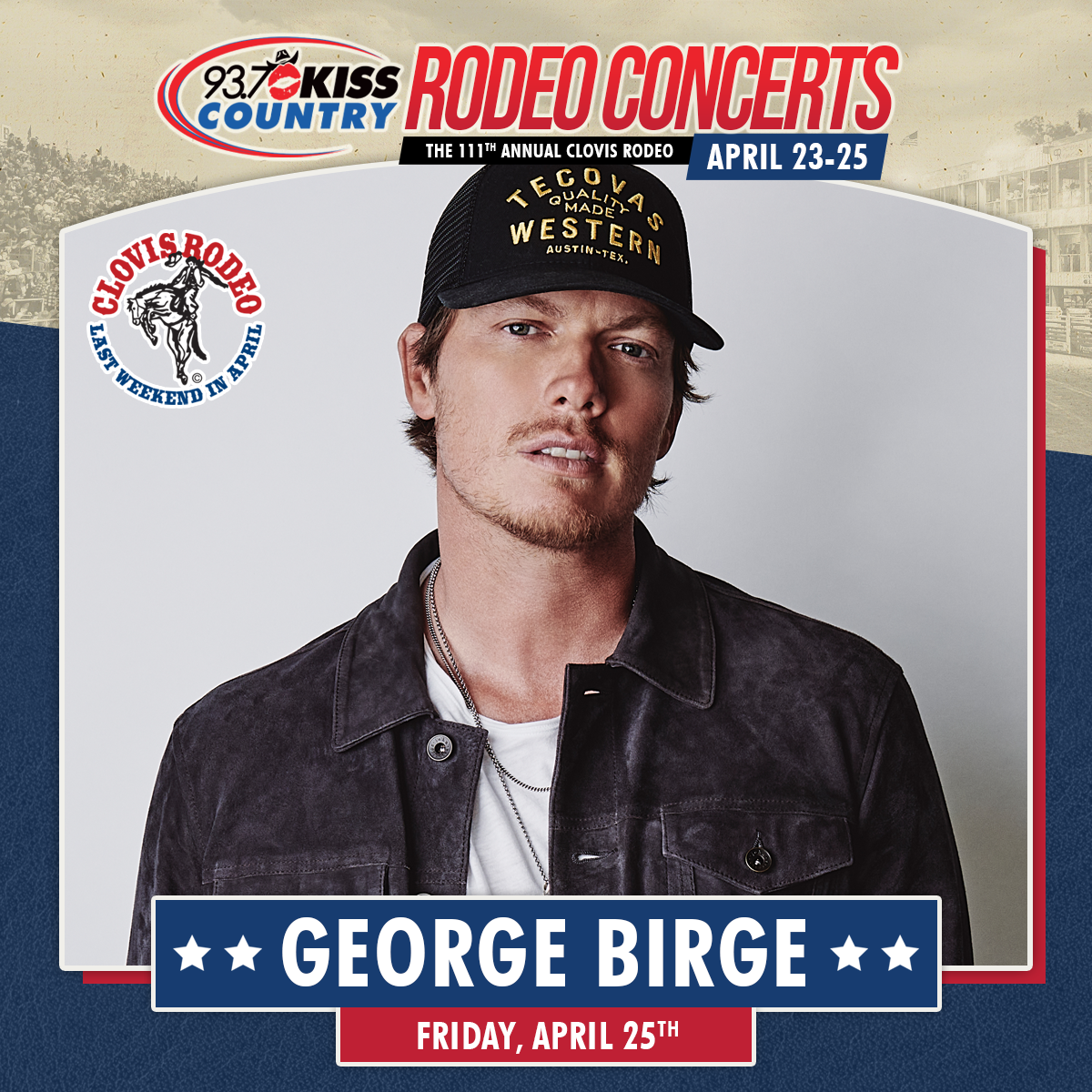 George Birge at the Clovis Rodeo – April 25