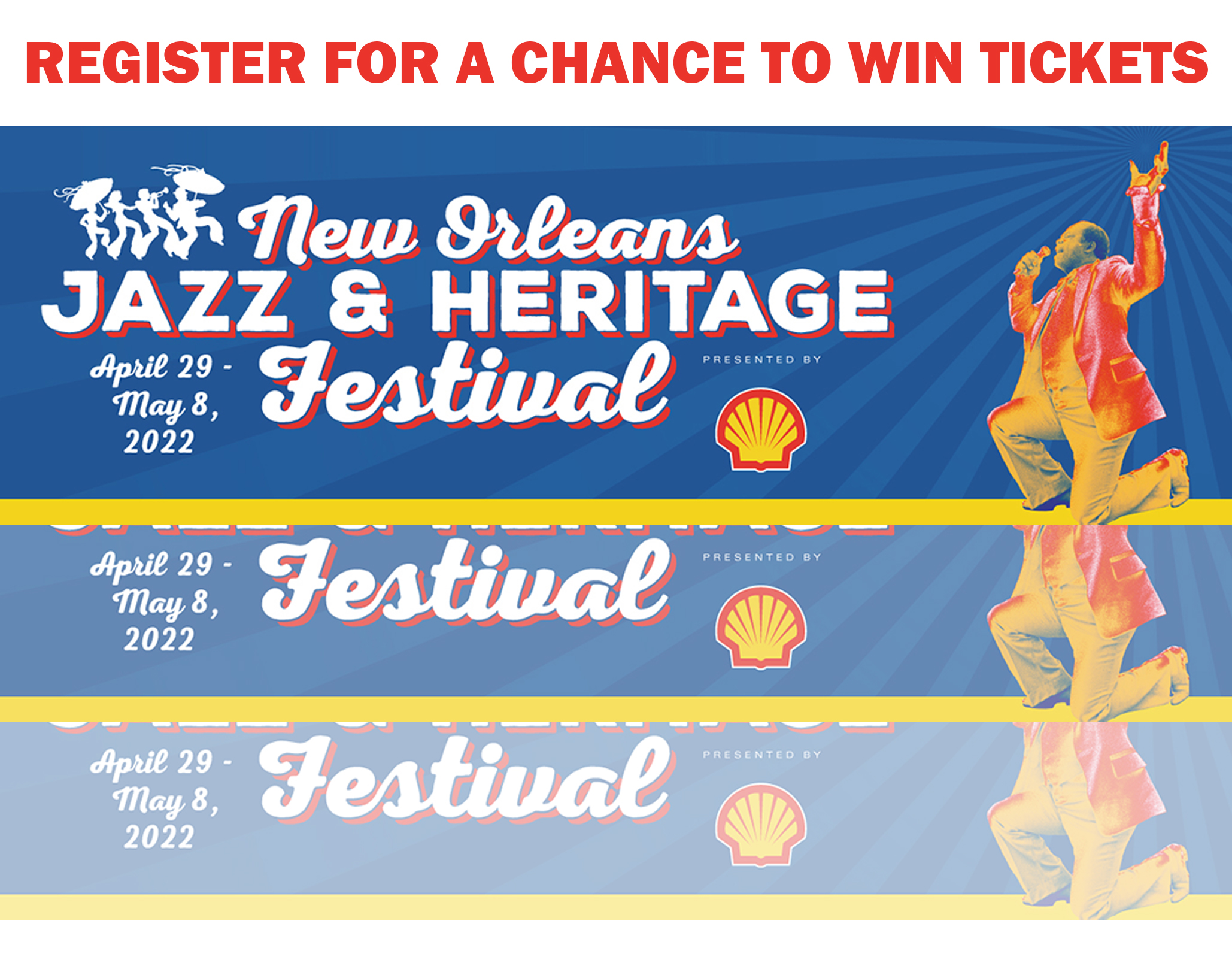 NEW ORLEANS JAZZ & HERITAGE FESTIVAL!