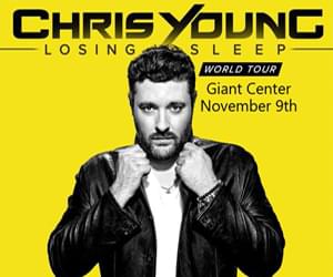 Chris Young with Dan+Shay at the Giant Center November 9