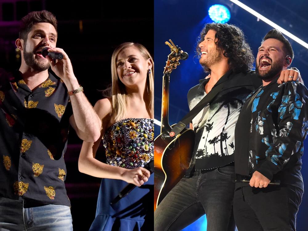 Dan + Shay, Thomas Rhett, Kelsea Ballerini, Kacey Musgraves, Kane Brown & More Earn Multiple Teen Choice Awards Nominations