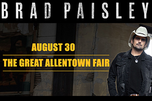 Cat Country 96 & 107.1 in the Poconos Welcome Brad Paisley to the Great Allentown Fair