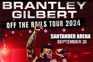 Cat Country 96 & 107.1 Welcomes Brantley Gilbert to the Santander Arena in Reading