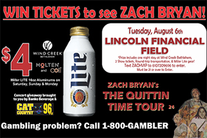 Win a VIP Trip to see Zach Bryan courtesy of Banko Beverage