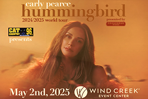 Cat Country 96 Presents Carly Pearce at Wind Creek Event Center