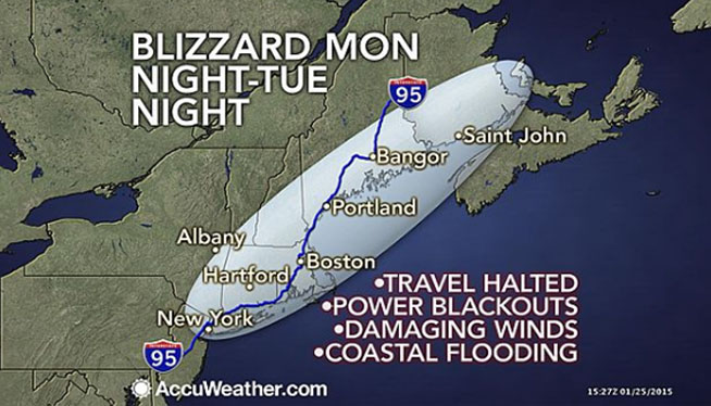 Blizzard Warning in effect for RI, parts of Mass