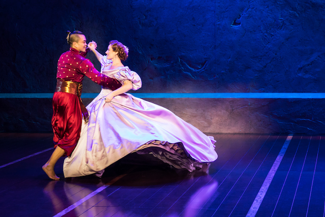 ose Llana and Laura Michelle Kelly in Rodgers & Hammerstein's The King and I. Photo by Matthew Murphy.