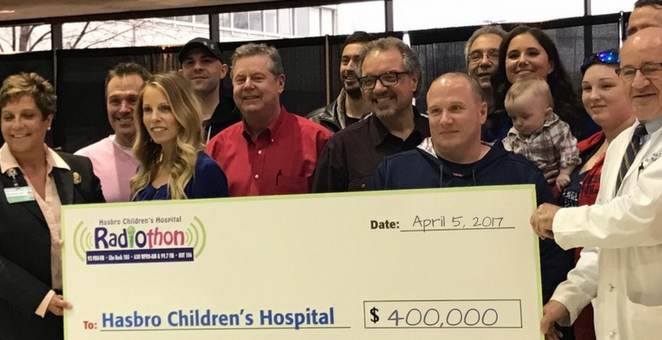 Radiothon raises nearly $400,000 for Hasbro Children’s Hospital