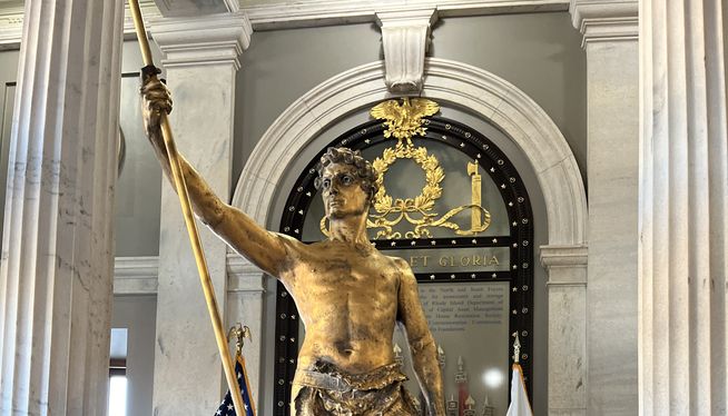 Independent Man statue returning to the RI State House