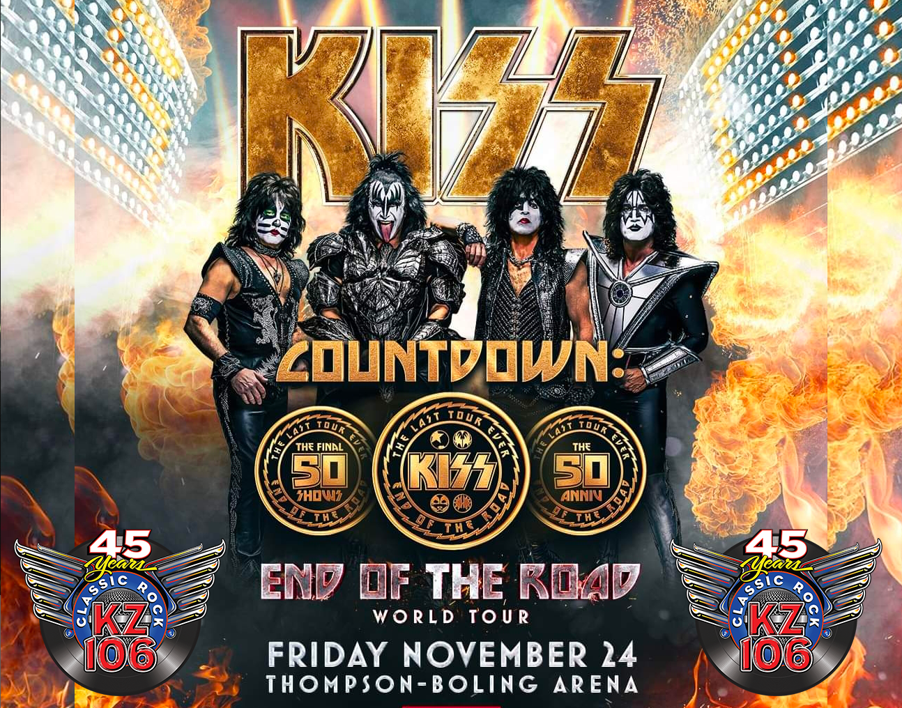 A KISS memory of a lifetime for the Knoxville Nov 24th show