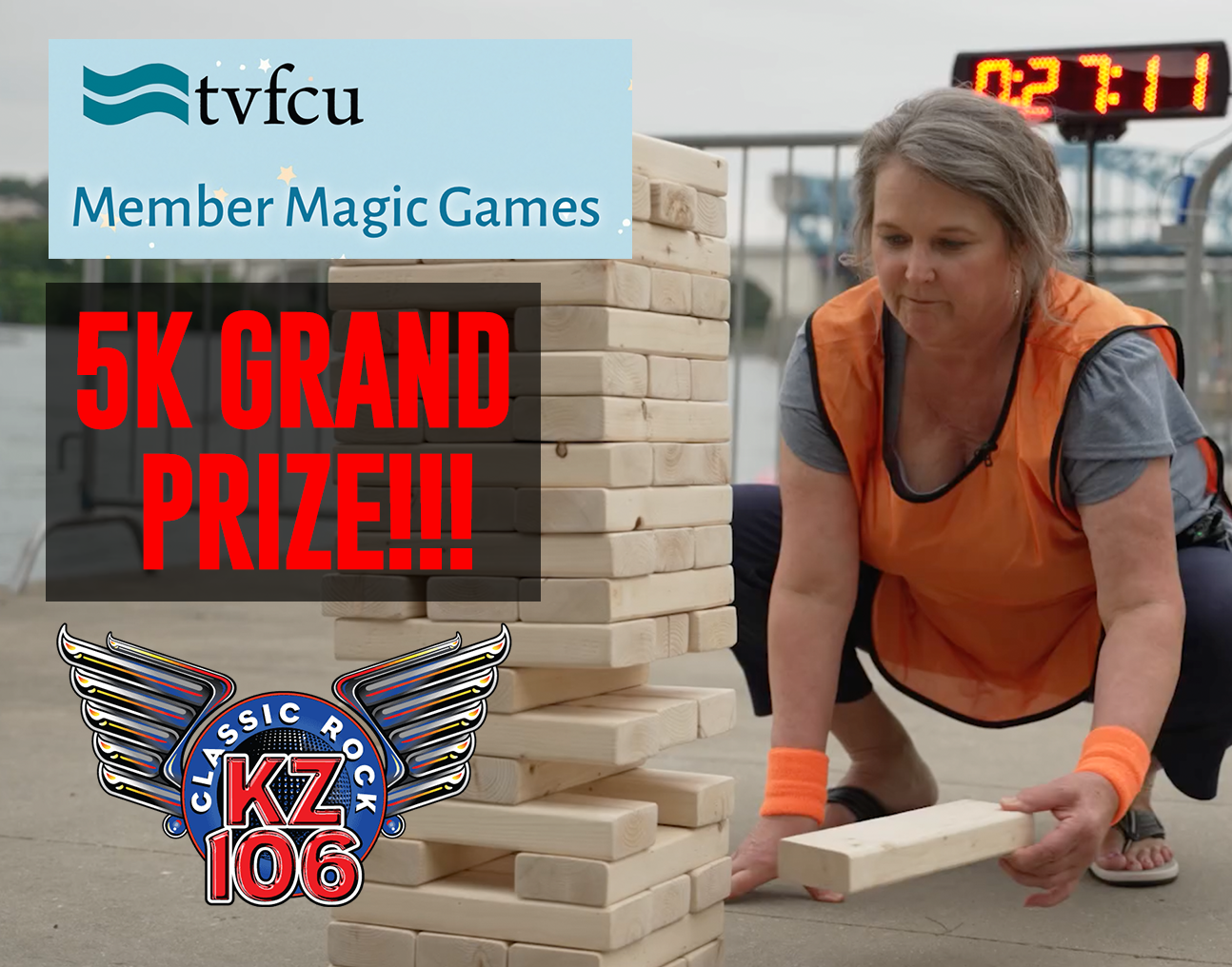 TVFCU Giant Jenga Games!!!