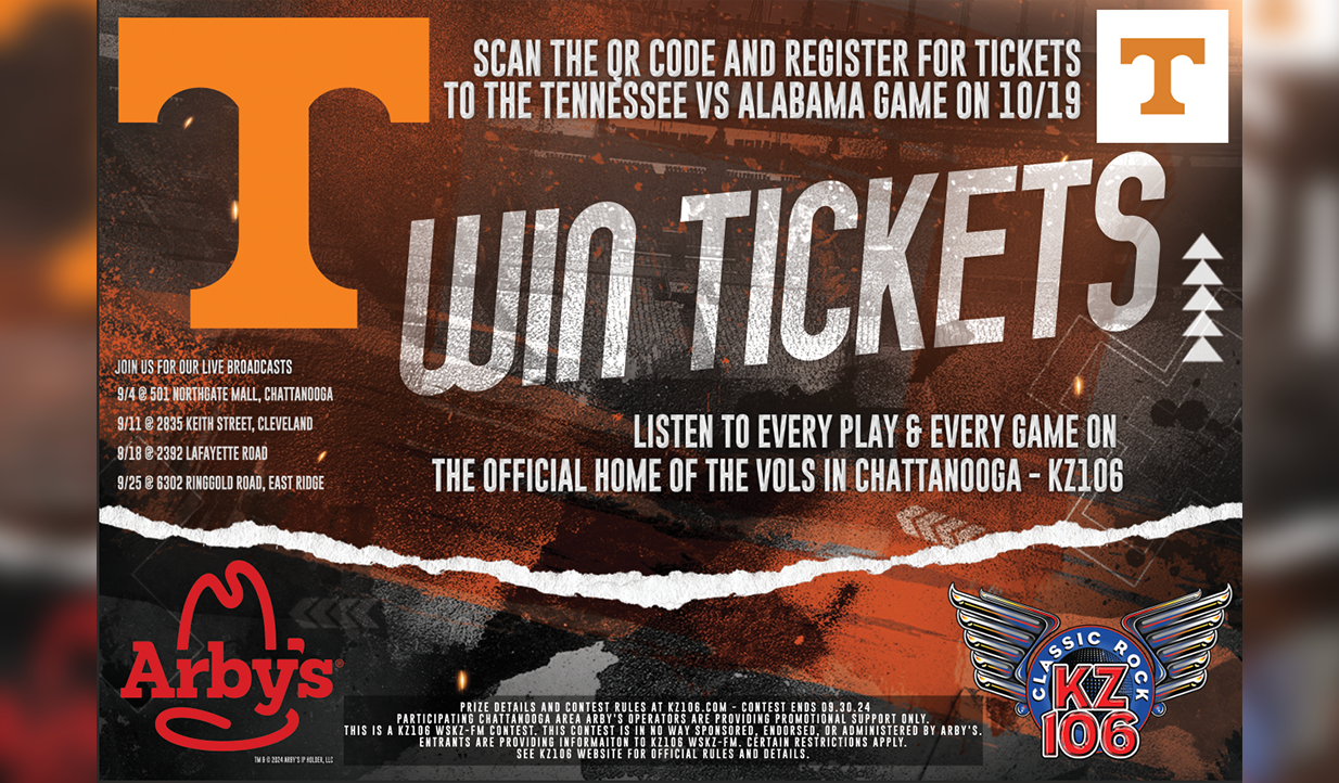 Win tickets to the Vols Alabama Game October 19!!!