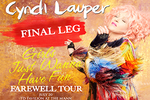 100.7 LEV Welcomes Cyndi Lauper to the TD Pavilion at the Mann in Philly