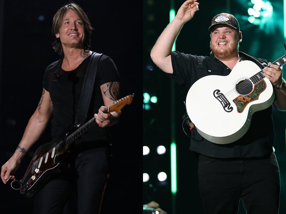 Watch Luke Combs Close Nashville Show by Teaming With Keith Urban on “Hurricane”