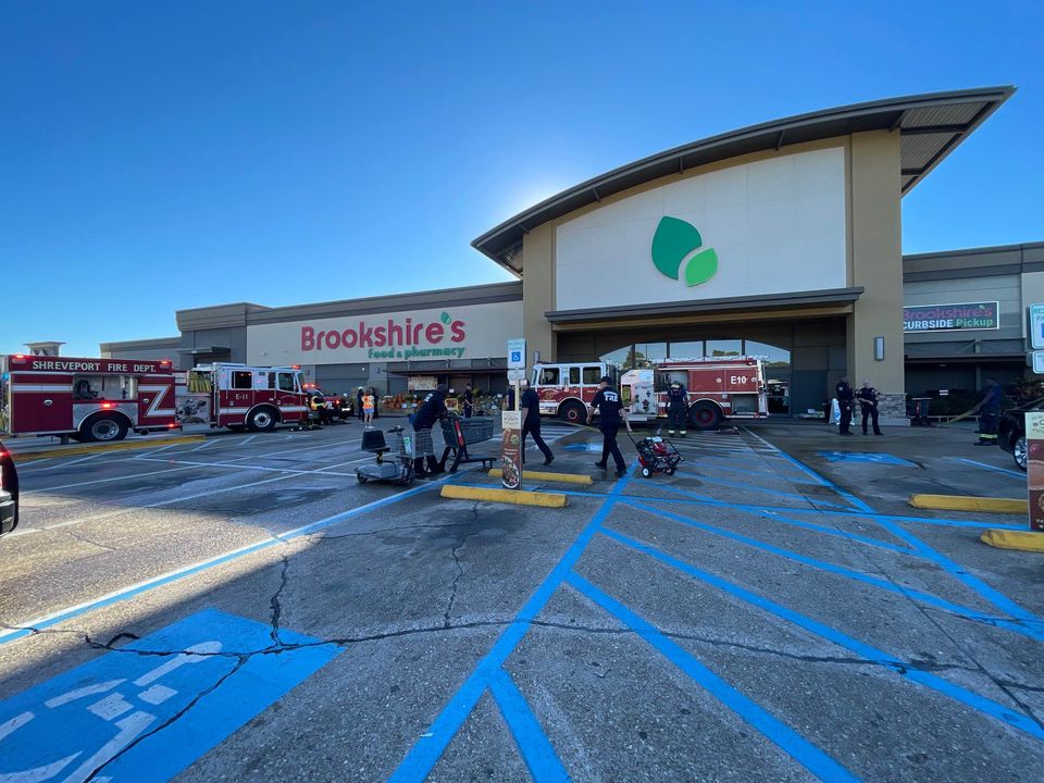 Fire Damages “Gucci Brookshires” in Shreveport