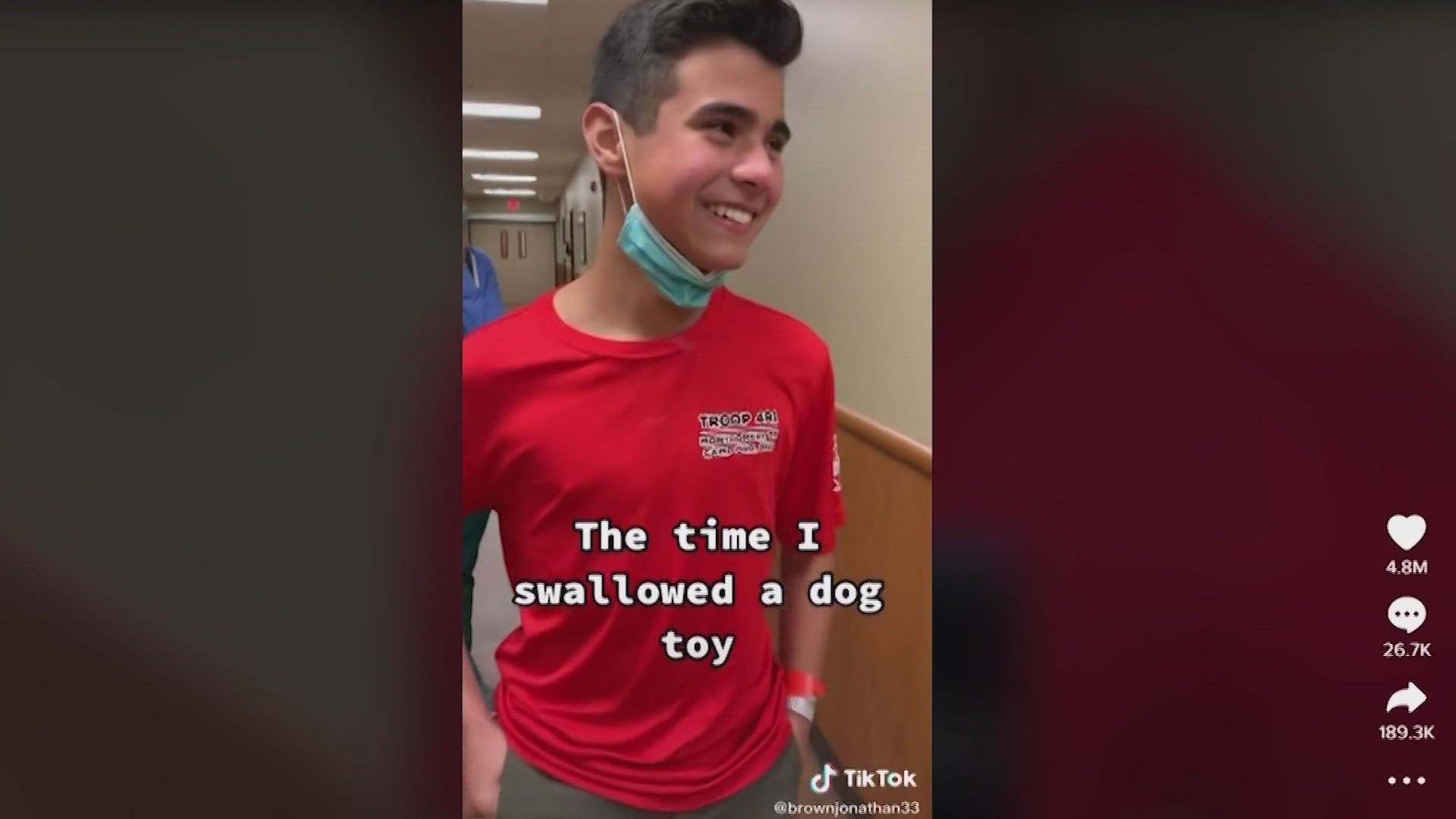 A Texas Teenager Accidentally Swallowed the Squeaker in a Dog Toy And It’s Kinda Hillarious